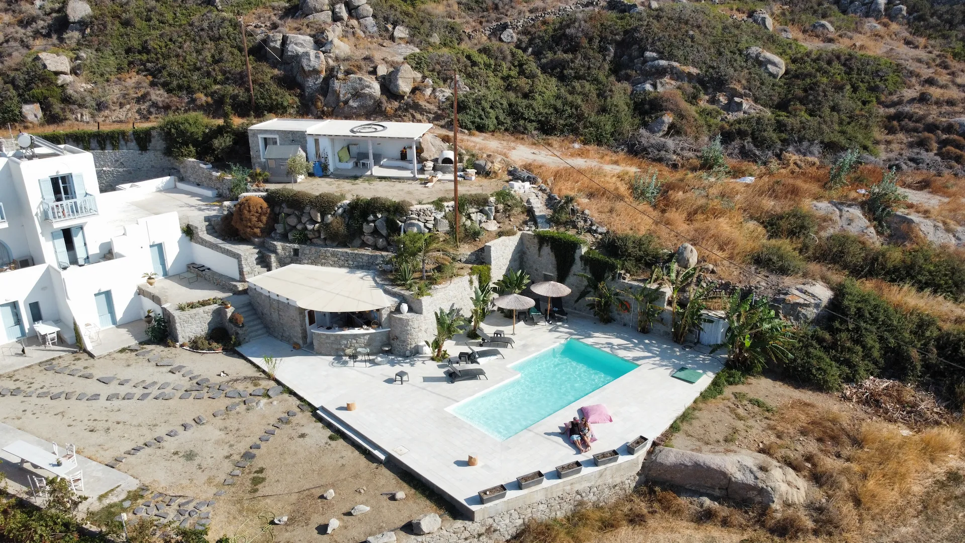 Pool from above